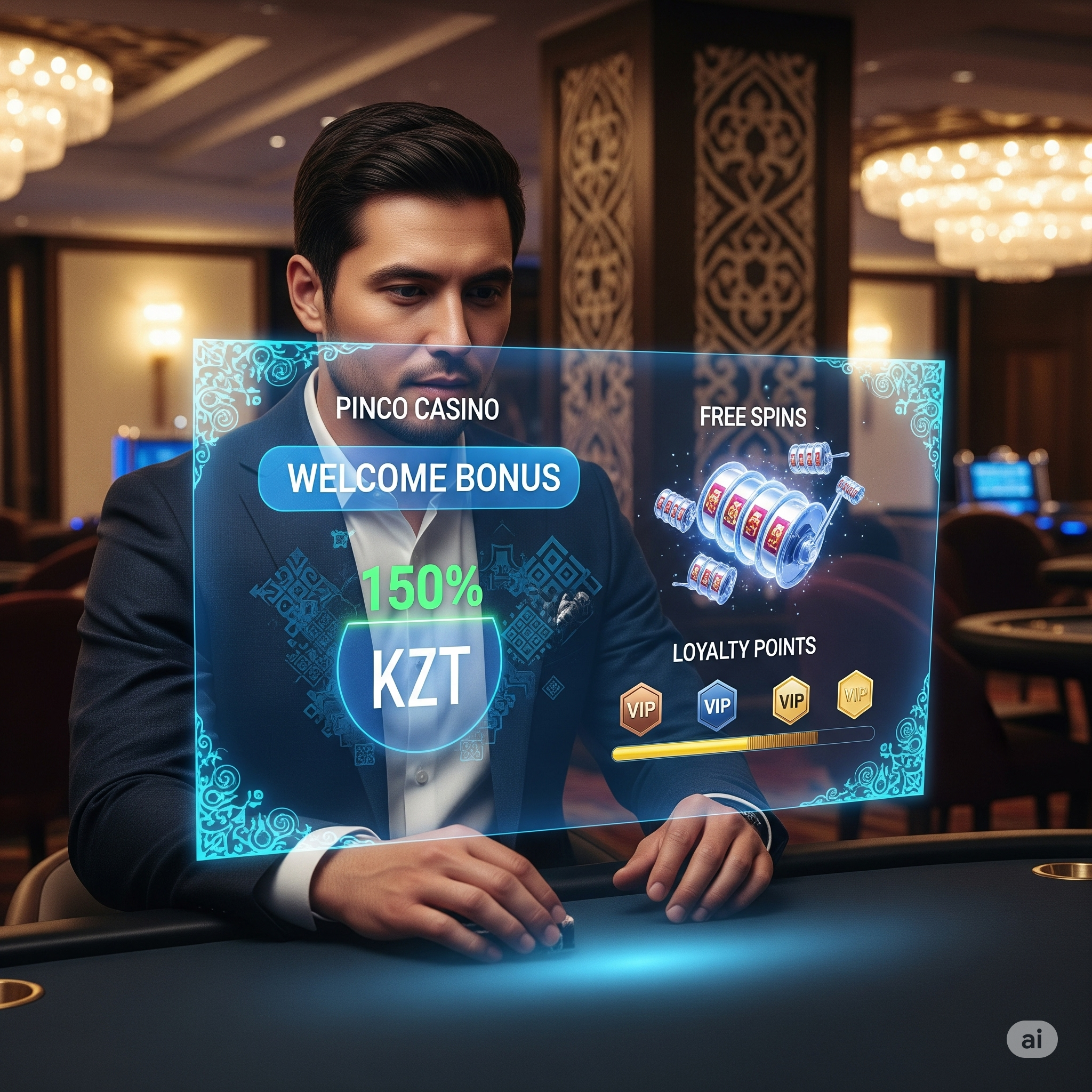 Бонусная система Pinco Casino для Казахстана